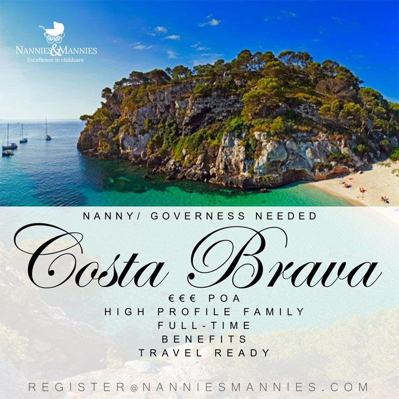 Nanny jobs, Costa Brava, Spain